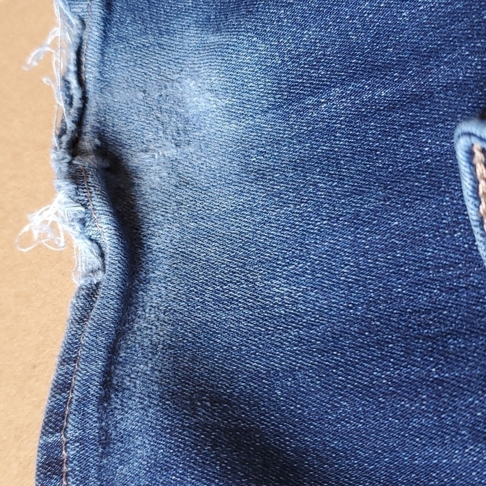 Lucky Brand distressed ankle jeans size 0/25 straight leg preowned - Picture 8 of 11